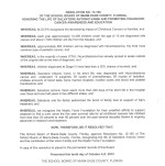 School Board Resolution